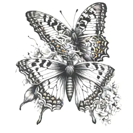 to pimp a butterfly Kendrick Lamar tattoo design idea