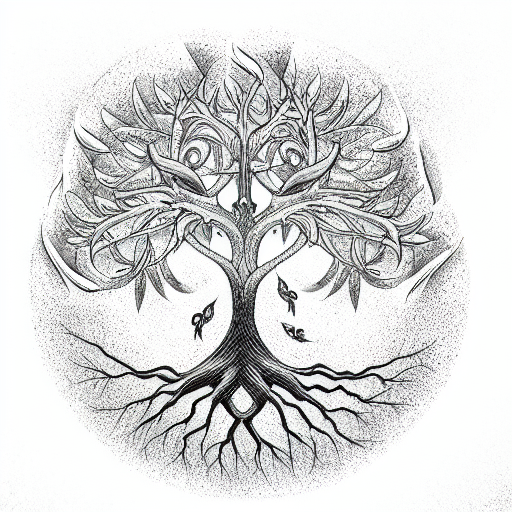 Tree of Life tattoo design idea