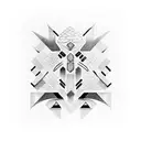 A tribal-inspired pattern incorporating elements of popular PC games tattoo design idea