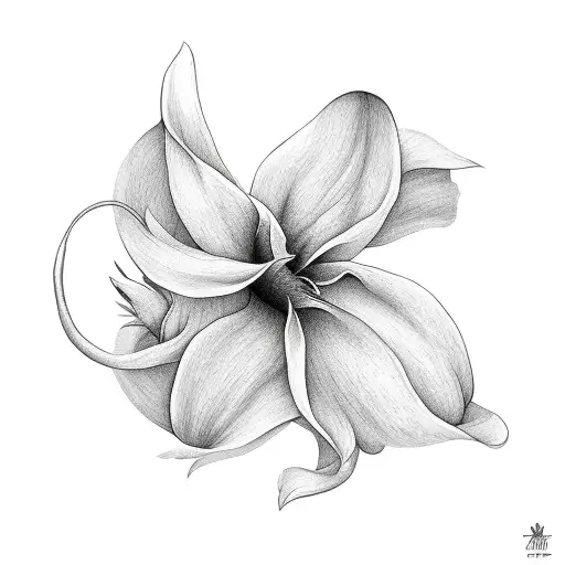 morning glory flowers outer bicep piece  tattoo design idea