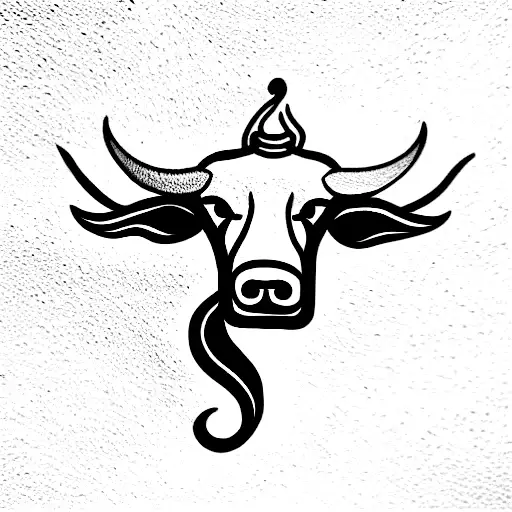 vikrant, leo , bull investor, karma, hindu, sanskrit tattoo design idea