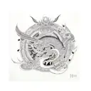 car tattoo design idea