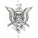 motorcycle  tattoo design idea