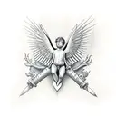 Cupid tattoo design idea