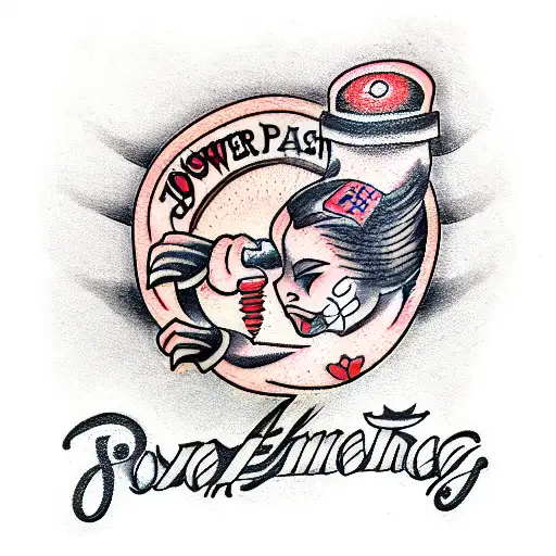 powerlifting  tattoo design idea