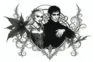 elf tattoo design idea