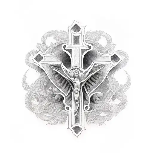 Catholic Type tattoo tattoo design idea