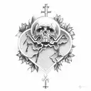 Catholic  tattoo design idea