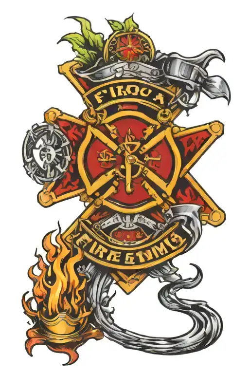 fire ems 1502 tattoo design idea