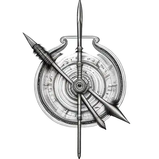 quiver with arrows tattoo design idea