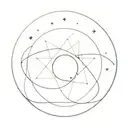 celestial tattoo design idea