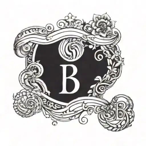 Tattoo with my 3 sons names  written: Adrian, Elsa and Irina. With an infinite sign  and a letter B  tattoo design idea