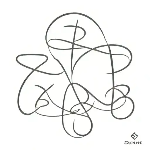 Tattoo with my 3 sons names  written: Adrian, Elsa and Irina. I will like an infinite sign . And a letter B  tattoo design idea