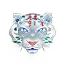 Panther tattoo design idea