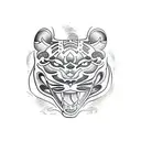 Panther tattoo design idea