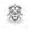 Lion jesus tattoo design idea