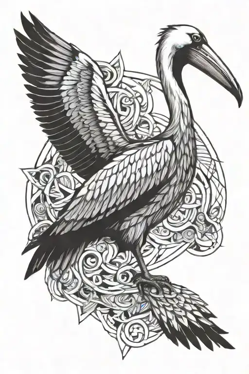 pelican of piety tattoo design idea