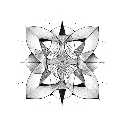 LSD beach dark tattoo design idea