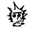 rick and morty as suicideboys tattoo design idea