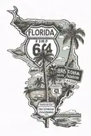 florida highway signs hanging tattoo design idea