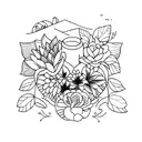 inimitable original  tattoo design idea