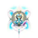 hieroglyph background soft+Thoth buste+Realistic+shading 3d tattoo design idea