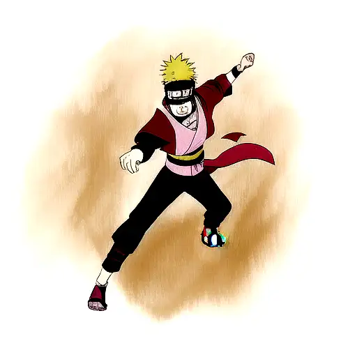 Naruto, rinnegan tattoo design idea