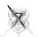 aquaman trident tattoo design idea