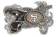 49ers logo tattoo design idea