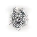 a open wound tattoo design idea