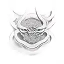 a open wound tattoo design idea