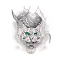 a open wound tattoo design idea