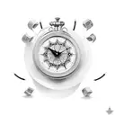 Time heals all tattoo design idea