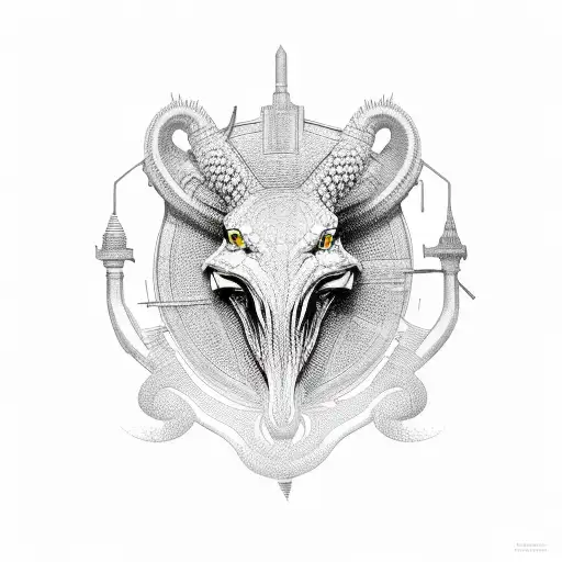 horseshoe tattoo design idea