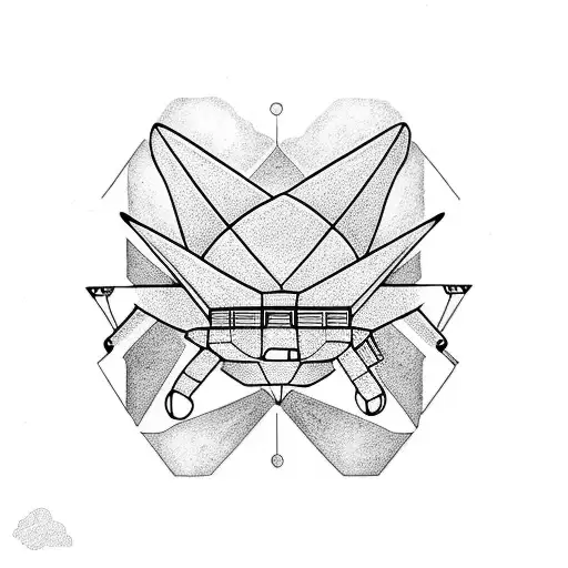 UFO  tattoo design idea