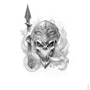 lorenor zorros swords tattoo design idea