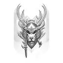 lorenor zorros swords tattoo design idea