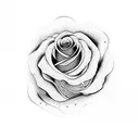 wilting Rose  tattoo design idea