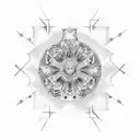 "Your Focus Determines Your Reality" tattoo design idea