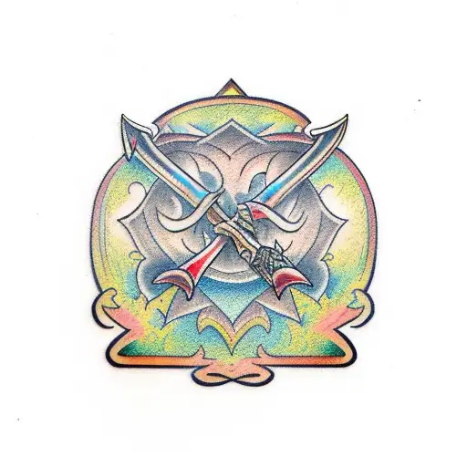 narsil sword tattoo design idea