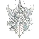 narsil sword tattoo design idea