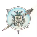 narsil sword tattoo design idea