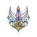 narsil sword tattoo design idea