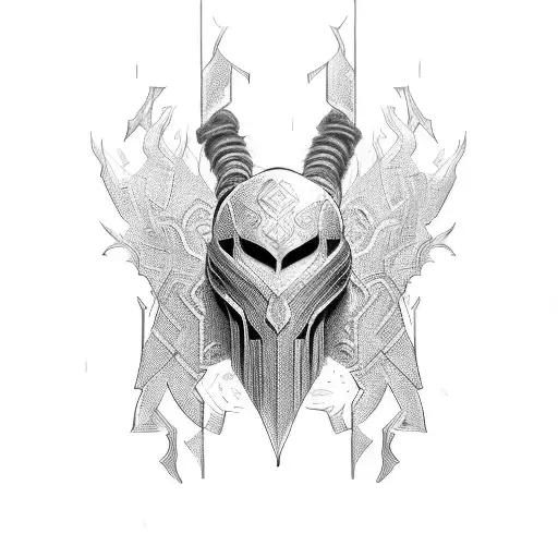 chainmail organic armor tattoo design idea