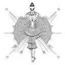 flamenco dancer tattoo design idea