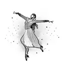 flamenco dancer tattoo design idea