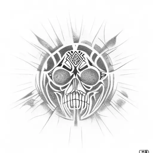 depression, darkness, never again tattoo design idea