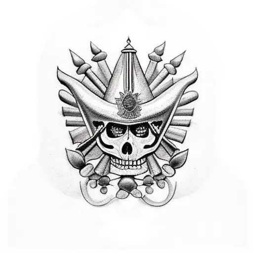 conquistador español vs azteca cara a cara  tattoo design idea