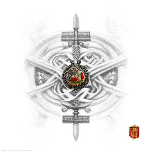 conquistador español  tattoo design idea