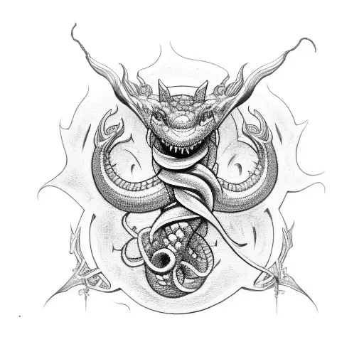 Jörmungandr Tattoo tattoo design idea